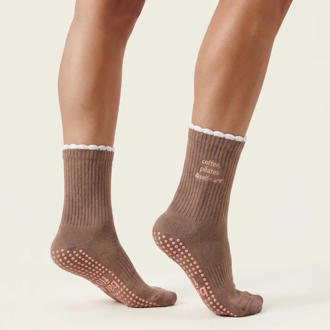Calcetines antideslizantes Coffee, Pilates & Self-Care